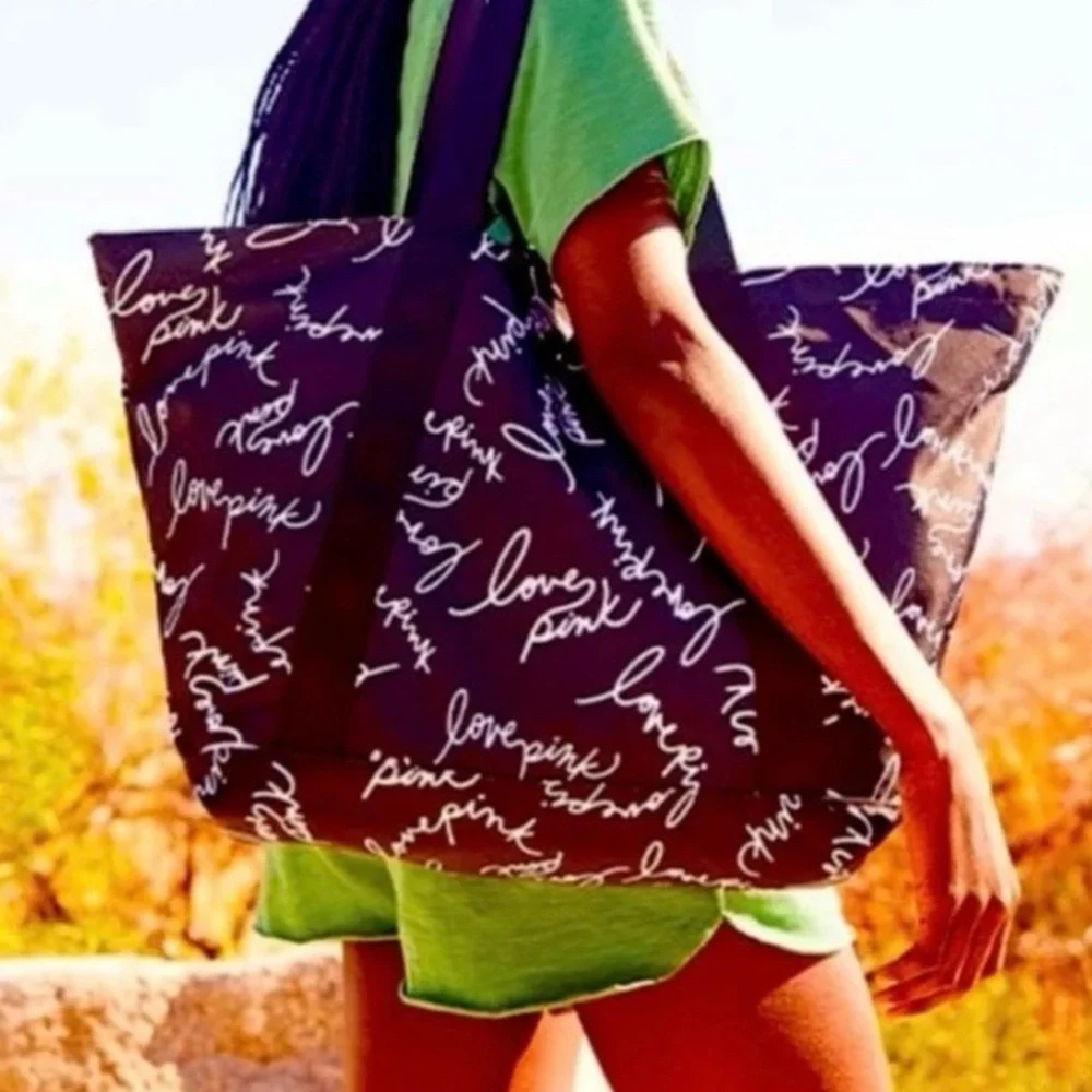 PINK VS Beach Tote and Towel